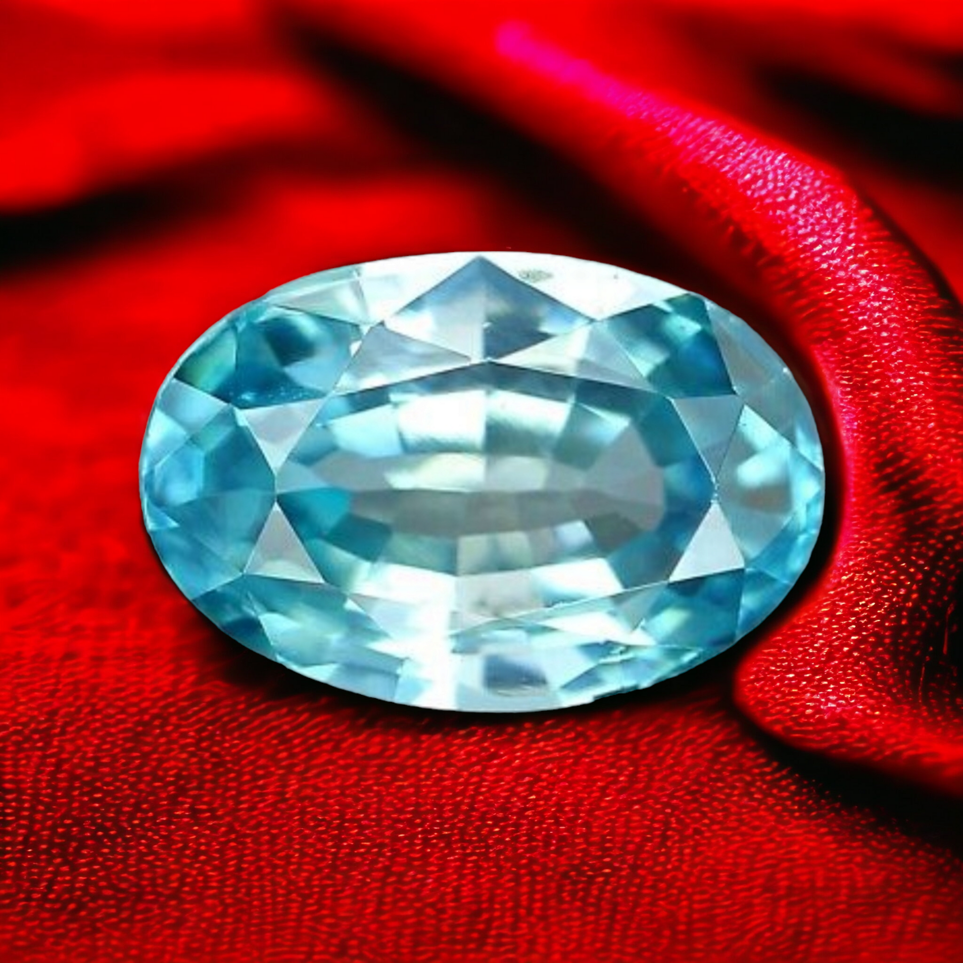 1.99ct Oval Cut Seafoam Blue Zircon - Premium Jewelry from Dazzling Delights - Just $35.21! Shop now at Dazzling Delights