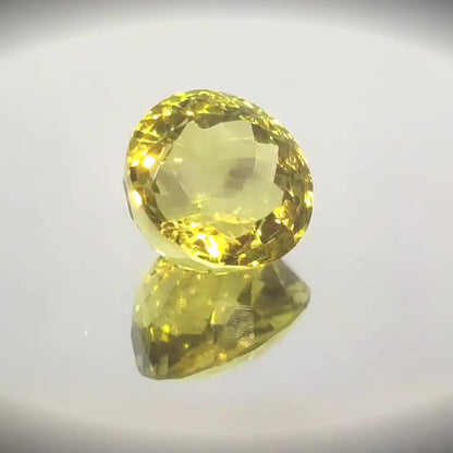 10.20ct Round Cut Vivid Lemon Quartz - Premium Jewelry from Dazzling Delights - Just $56.21! Shop now at Dazzling Delights