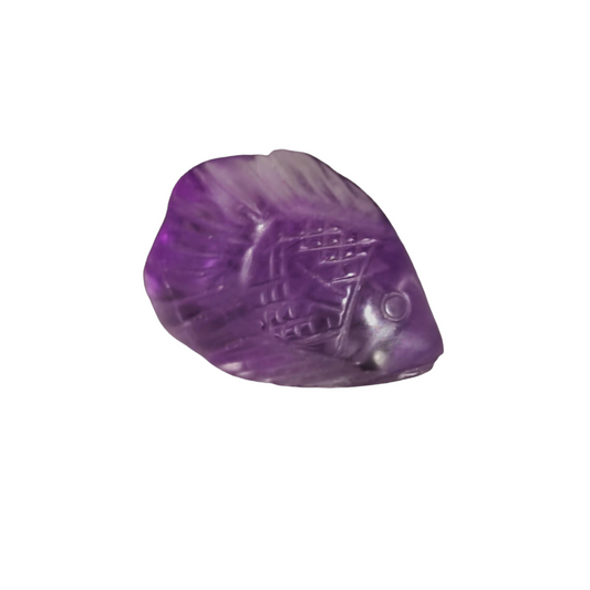 6ct Carved Fish Purple Amethyst - Premium Jewelry from Dazzling Delights - Just $17.21! Shop now at Dazzling Delights