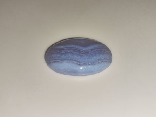 17.67ct Oval Cabochon Blue Lace Agate - Premium Jewelry from Dazzling Delights - Just $14.96! Shop now at Dazzling Delights