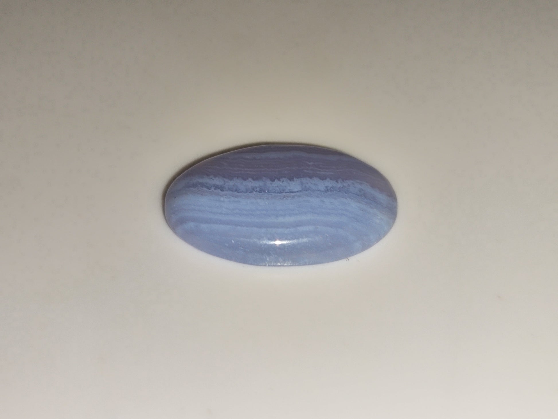 19.04ct Oval Cabochon Blue Lace Agate - Premium Jewelry from Dazzling Delights - Just $14.96! Shop now at Dazzling Delights