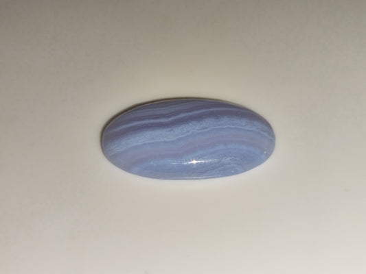 19.27ct Oval Cabochon Blue Lace Agate - Premium Jewelry from Dazzling Delights - Just $19.95! Shop now at Dazzling Delights