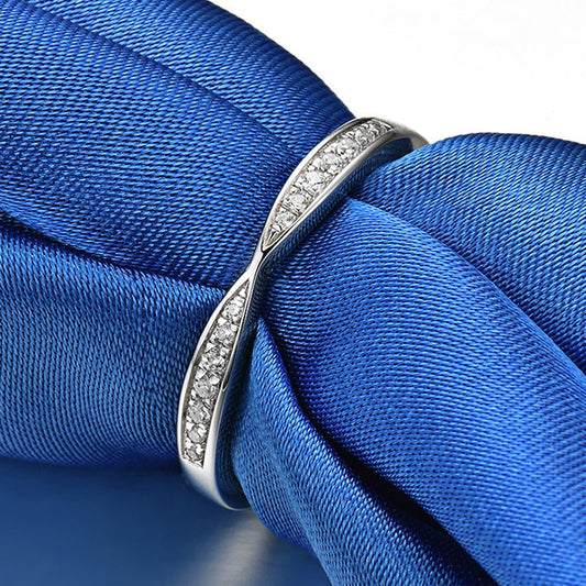 Elegant Moissanite Half Eternity Ring - Premium Jewelry from Dazzling Delights - Just $80.96! Shop now at Dazzling Delights