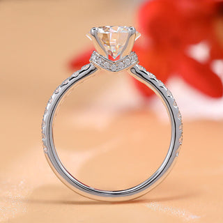 1.9ct Round Brilliant Cut Moissanite Ring - Premium Jewelry from Dazzling Delights - Just $105! Shop now at Dazzling Delights