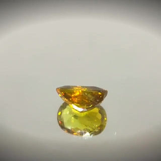 2.16ct Oval Cut Greenish Yellow Sphene With Rainbow Fire - Premium Jewelry from Dazzling Delights - Just $37.50! Shop now at Dazzling Delights