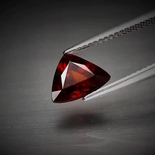 2.33ct Trillion Cut Orangish Red Spessartite Garnet - Premium Jewelry from Dazzling Delights - Just $69.71! Shop now at Dazzling Delights