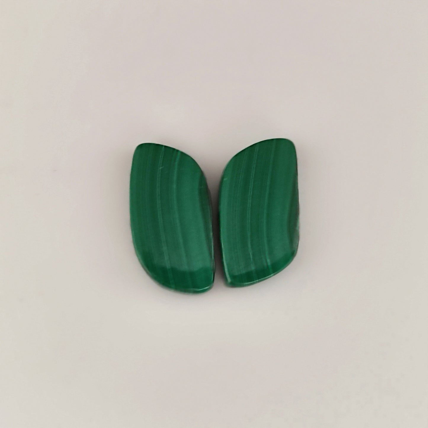 21.6ct Fancy Cabochon Malachite Pair - Premium Jewelry from Dazzling Delights - Just $8.21! Shop now at Dazzling Delights