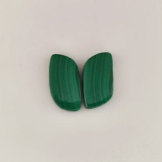 21.6ct Fancy Cabochon Malachite Pair - Premium Jewelry from Dazzling Delights - Just $5.62! Shop now at Dazzling Delights