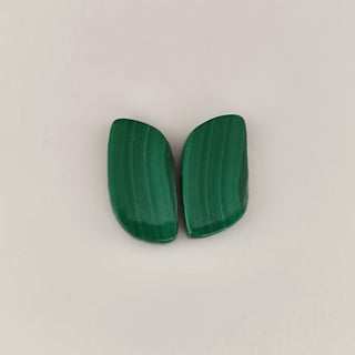 21.6ct Fancy Cabochon Malachite Pair - Premium Jewelry from Dazzling Delights - Just $10.95! Shop now at Dazzling Delights