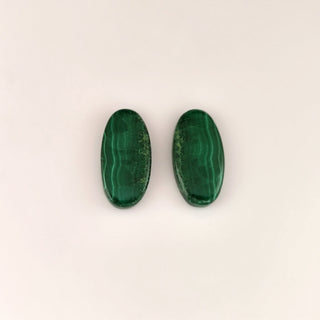 23.62ct Oval Cabochon Malachite Pair - Premium Jewelry from Dazzling Delights - Just $5.62! Shop now at Dazzling Delights