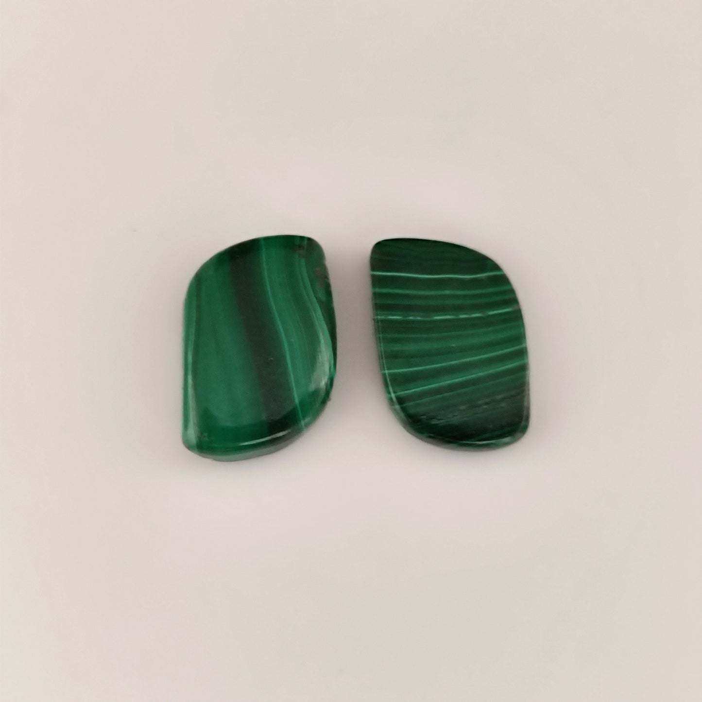 23.98ct Fancy Cabochon Malachite Pair - Premium Jewelry from Dazzling Delights - Just $10.95! Shop now at Dazzling Delights