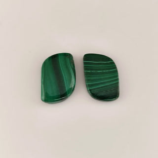 23.98ct Fancy Cabochon Malachite Pair - Premium Jewelry from Dazzling Delights - Just $5.62! Shop now at Dazzling Delights