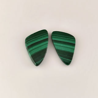 24.22ct Fancy Cabochon Malachite Pair - Premium Jewelry from Dazzling Delights - Just $5.62! Shop now at Dazzling Delights