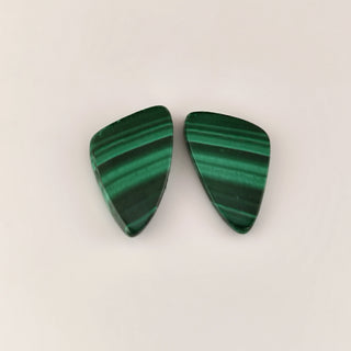 24.22ct Fancy Cabochon Malachite Pair - Premium Jewelry from Dazzling Delights - Just $10.95! Shop now at Dazzling Delights