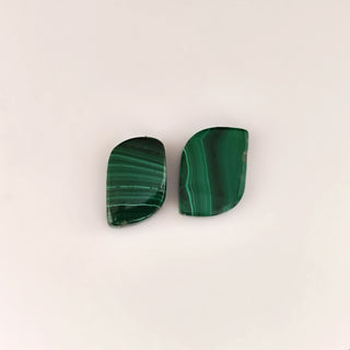 27.51ct Fancy Cabochon Malachite Pair - Premium Jewelry from Dazzling Delights - Just $5.62! Shop now at Dazzling Delights