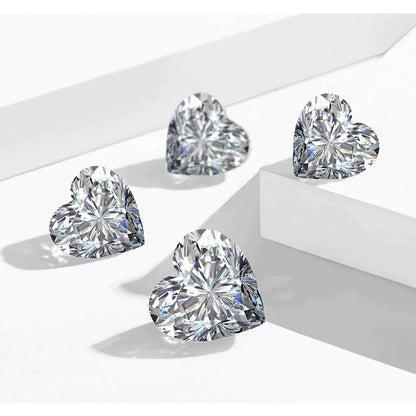 Heart Cut Moissanites - Premium Jewelry from Dazzling Delights - Just $64.46! Shop now at Dazzling Delights