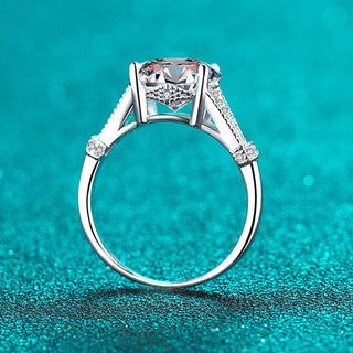 3ct Oval Cut Ornate Moissanite Ring - Premium Jewelry from Dazzling Delights - Just $214.95! Shop now at Dazzling Delights