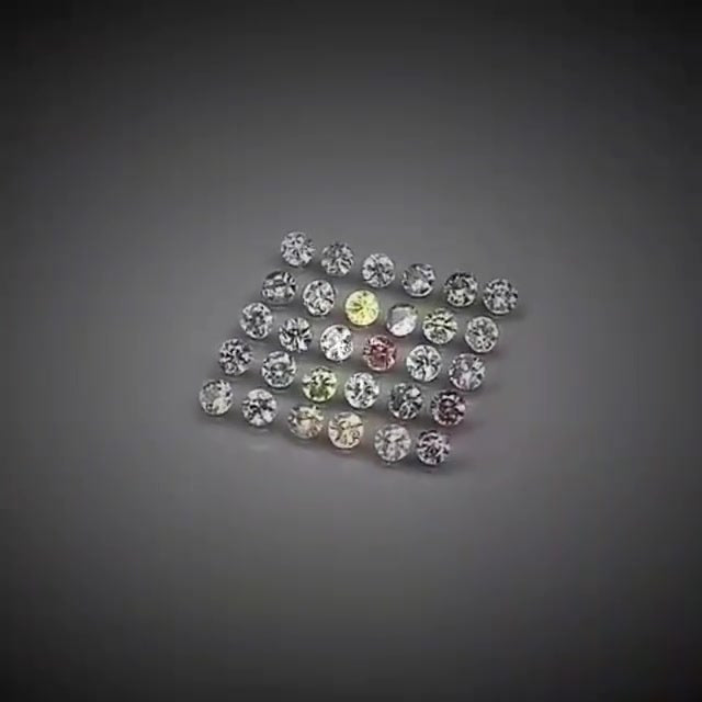 3.44ct 30pcs Round Cut Multi-Colour Pastel Sapphire Lot - Premium Jewelry from Dazzling Delights - Just $115.46! Shop now at Dazzling Delights