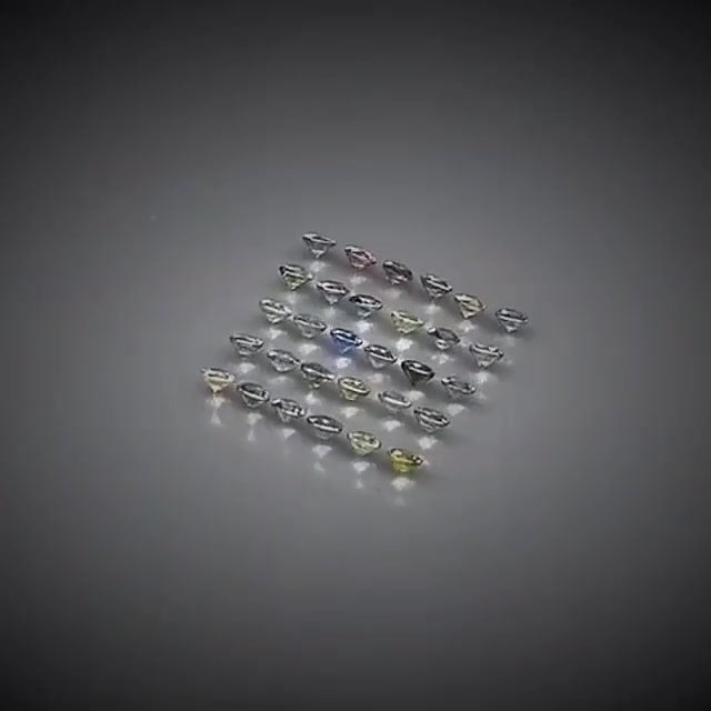 3.45ct 30pcs Round Cut Multi-Colour Pastel Sapphire Lot - Premium Jewelry from Dazzling Delights - Just $115.46! Shop now at Dazzling Delights