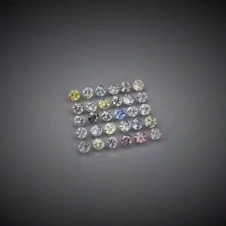 3.45ct 30pcs Round Cut Multi-Colour Pastel Sapphire Lot - Premium Jewelry from Dazzling Delights - Just $153.95! Shop now at Dazzling Delights