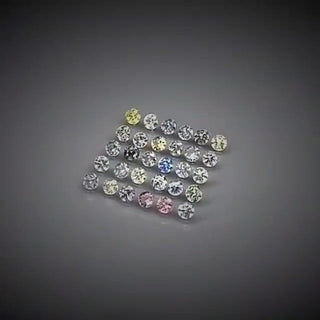 3.45ct 30pcs Round Cut Multi-Colour Pastel Sapphire Lot - Premium Jewelry from Dazzling Delights - Just $153.95! Shop now at Dazzling Delights