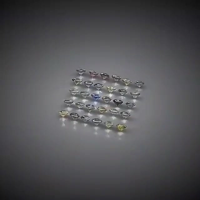 3.45ct 30pcs Round Cut Multi-Colour Pastel Sapphire Lot - Premium Jewelry from Dazzling Delights - Just $115.46! Shop now at Dazzling Delights