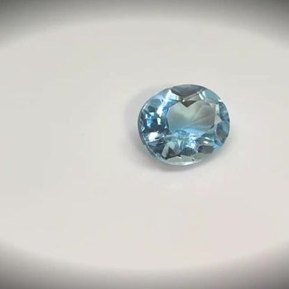 3.58ct Oval Cut Sky Blue Topaz - Premium Jewelry from Dazzling Delights - Just $30.71! Shop now at Dazzling Delights