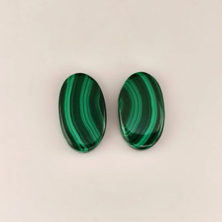 31.00ct Oval Cabochon Malachite Pair - Premium Jewelry from Dazzling Delights - Just $5.62! Shop now at Dazzling Delights