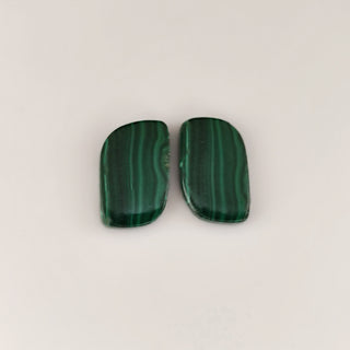 35.17ct Fancy Cabochon Malachite Pair - Premium Jewelry from Dazzling Delights - Just $5.62! Shop now at Dazzling Delights