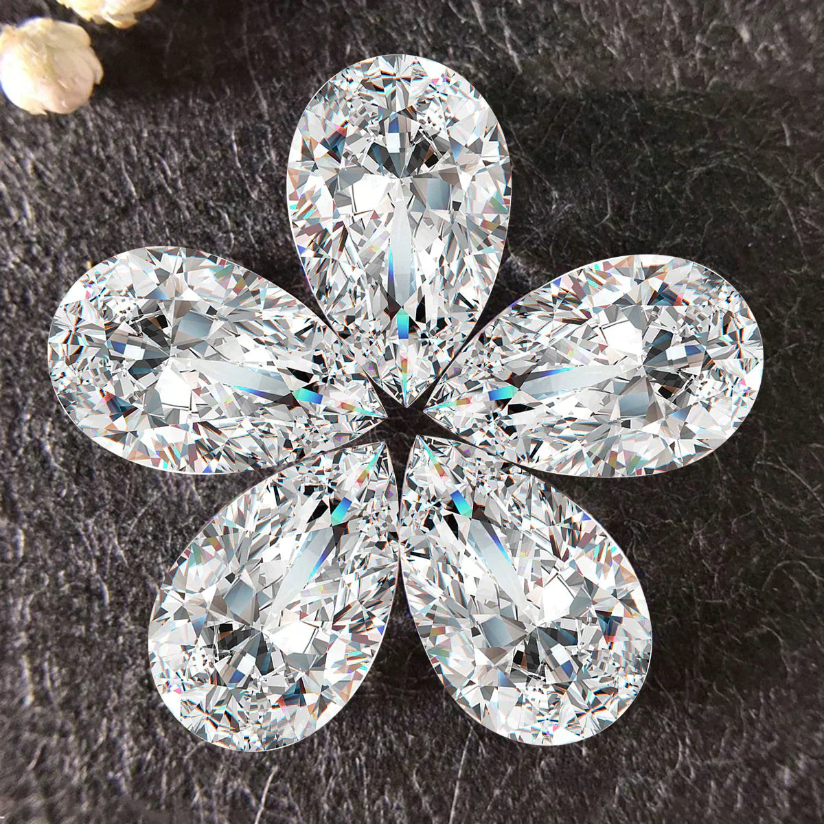 Pear Cut Moissanites - Premium Jewelry from Dazzling Delights - Just $85.95! Shop now at Dazzling Delights