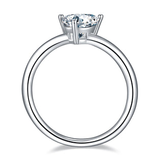 Trillion Cut Solitaire Moissanite Engagement Ring - Premium Jewelry from Dazzling Delights - Just $128.95! Shop now at Dazzling Delights