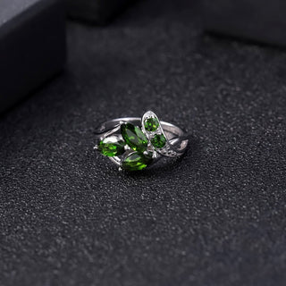 "The Silver Leaf" 2.12ct Natural Chrome Diopside Ring - Premium Jewelry from Dazzling Delights - Just $96.95! Shop now at Dazzling Delights