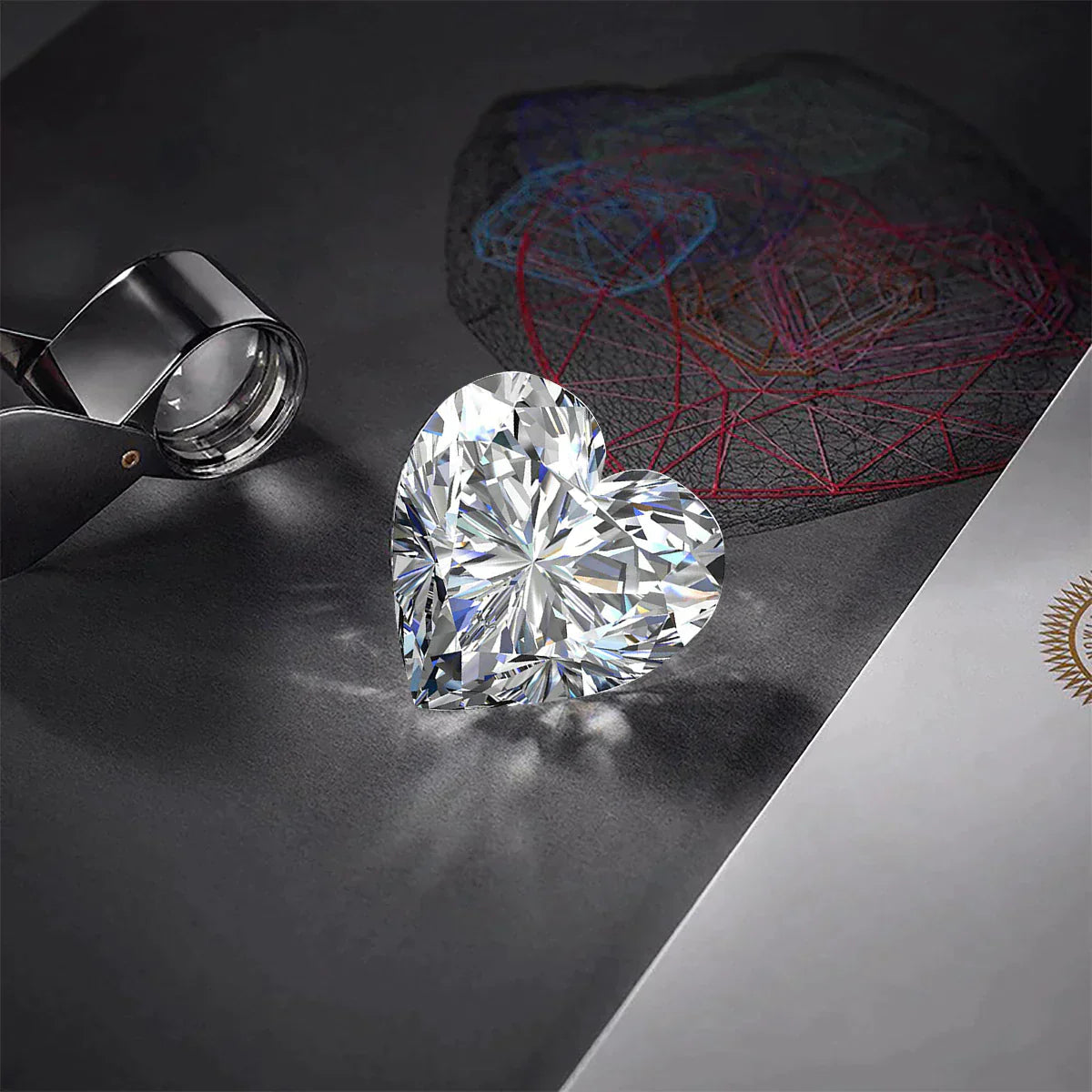 Heart Cut Moissanites - Premium Jewelry from Dazzling Delights - Just $85.95! Shop now at Dazzling Delights