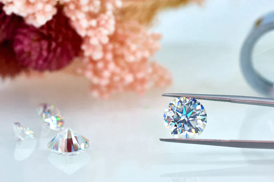 Round Brilliant Cut Moissanites - Premium Jewelry from Dazzling Delights - Just $38.96! Shop now at Dazzling Delights