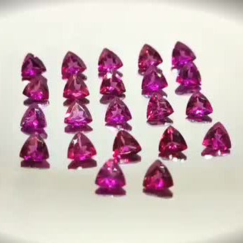 6.20ct 22pcs Trillion Cut Neon Purple Rhodolite Garnet Lot - Premium Jewelry from Dazzling Delights - Just $69.71! Shop now at Dazzling Delights