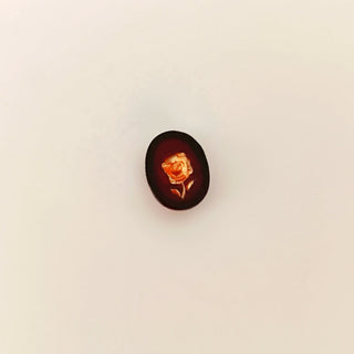 Beautifully Carved Amber Oval Cabochon - Premium Jewelry from Dazzling Delights - Just $16.88! Shop now at Dazzling Delights