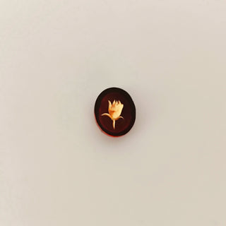 Beautifully Carved Amber Oval Cabochon - Premium Jewelry from Dazzling Delights - Just $28.95! Shop now at Dazzling Delights