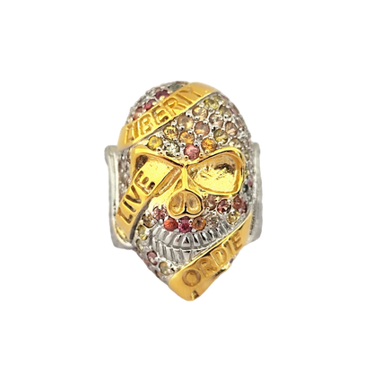 Liberty Live Or Die Skull Ring - Premium Jewelry from Dazzling Delights - Just $83.95! Shop now at Dazzling Delights