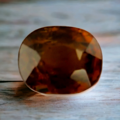 2.14ct Oval Cut Cognac Reddish Brown Sphene with Rainbow Fire - Premium Jewelry from Dazzling Delights - Just $74.95! Shop now at Dazzling Delights