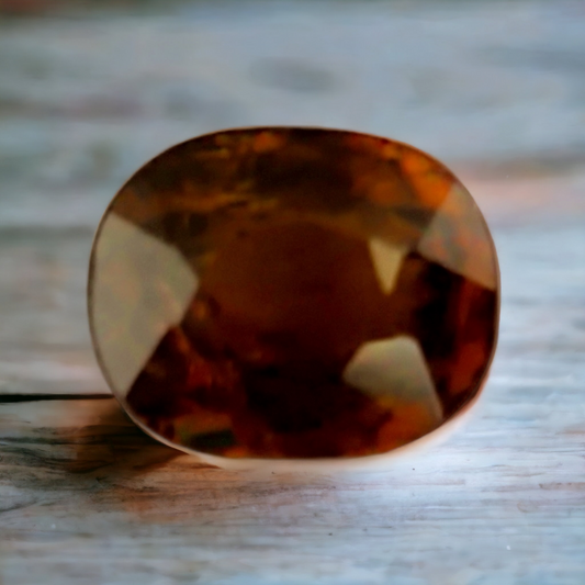 2.14ct Oval Cut Cognac Reddish Brown Sphene with Rainbow Fire - Premium Jewelry from Dazzling Delights - Just $56.21! Shop now at Dazzling Delights