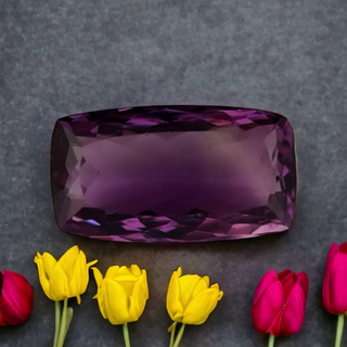 15.16ct Cushion Cut Vivid Purple Amethyst - Premium  from Dazzling Delights - Just $1500! Shop now at Dazzling Delights