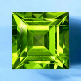 1.67ct Square Cut Peridot - Premium Jewelry from Dazzling Delights - Just $37.50! Shop now at Dazzling Delights