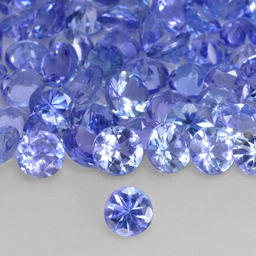 7 Pointer Round Cut Bluish Violet Tanzanites - Premium Jewelry from Dazzling Delights - Just $4.46! Shop now at Dazzling Delights